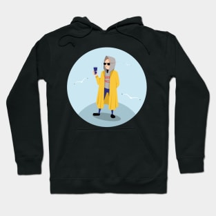 woman and seagulls Hoodie